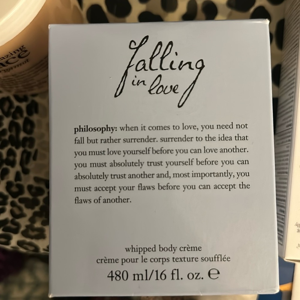 Philosophy “Falling in Love” 16oz moisturizer crème new in box/never used